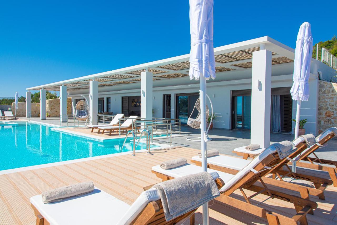 Villa Despina - Marathia View Private Luxury Villa Marathiás Екстериор снимка