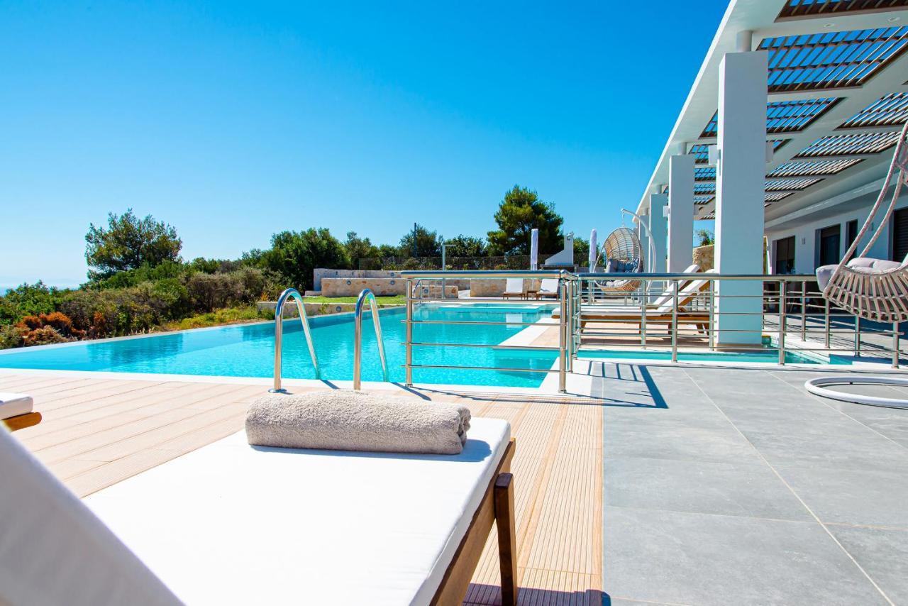 Villa Despina - Marathia View Private Luxury Villa Marathiás Екстериор снимка