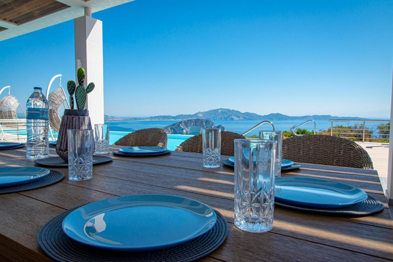 Villa Despina - Marathia View Private Luxury Villa Marathiás Екстериор снимка
