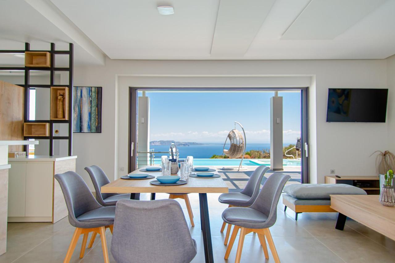 Villa Despina - Marathia View Private Luxury Villa Marathiás Екстериор снимка