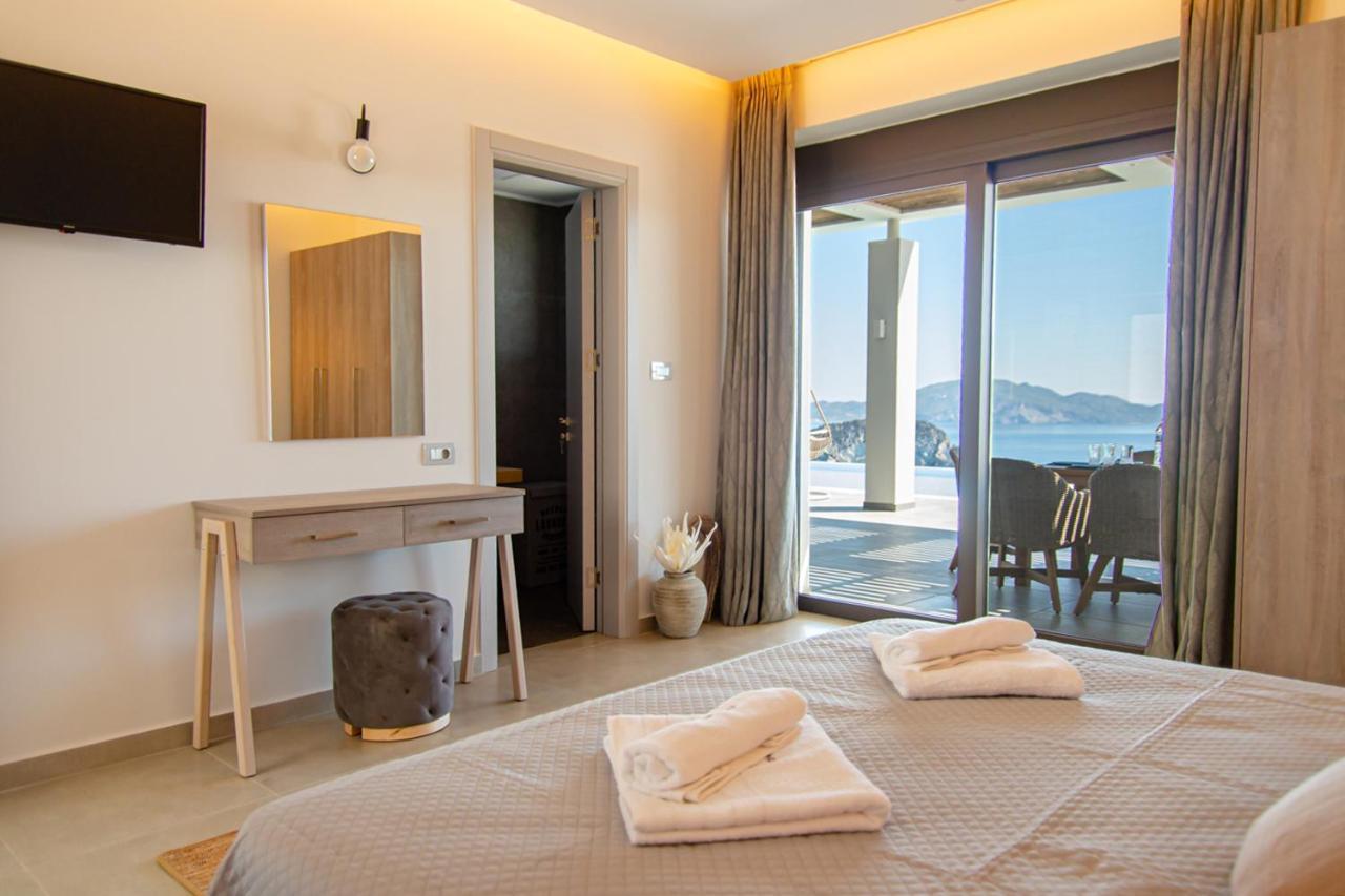 Villa Despina - Marathia View Private Luxury Villa Marathiás Екстериор снимка