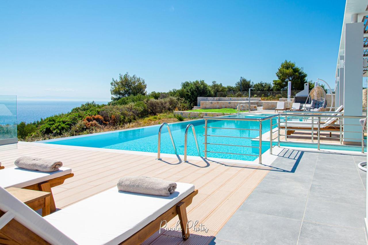 Villa Despina - Marathia View Private Luxury Villa Marathiás Екстериор снимка