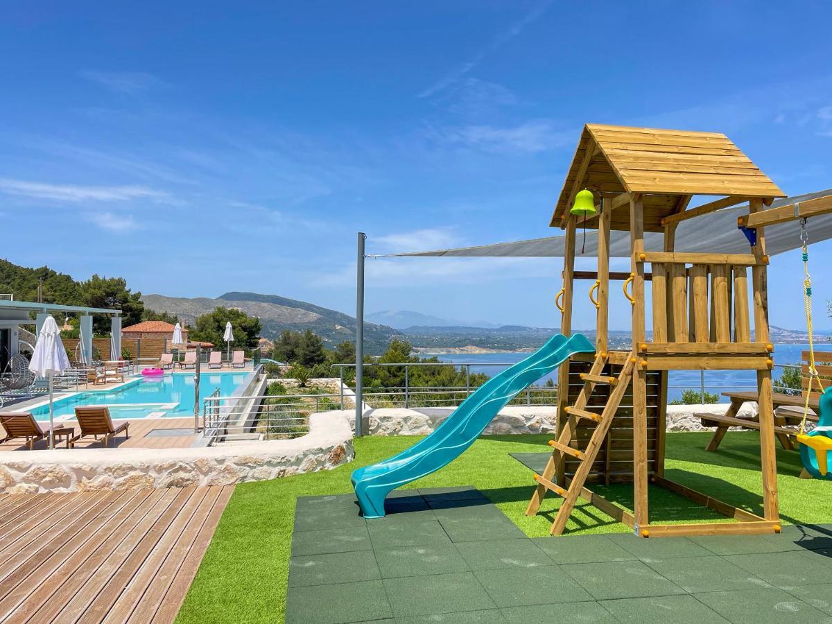 Villa Despina - Marathia View Private Luxury Villa Marathiás Екстериор снимка